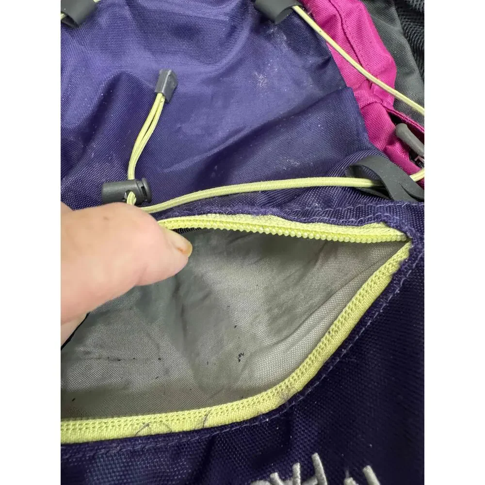 The‎ North Face Purple Pink Daypack Backpack Laptop Compartment School Hiking